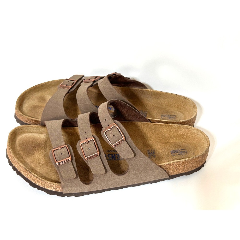 Birkenstock Florida Women's Size 11 US 42 EU Black Sandals Soft Footbed
